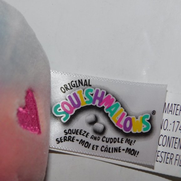 Squishmallows Mini 3.5" Plush Tie Dye Leslie the Llama Backpack Clip is in NWOT - Picture 2 of 5